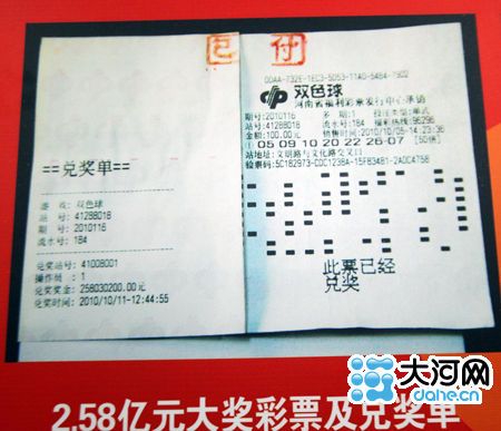 2.58��Ԫ�󽱲�Ʊ�Ͷҽ���