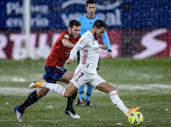 奥萨苏纳0-0逼平皇马